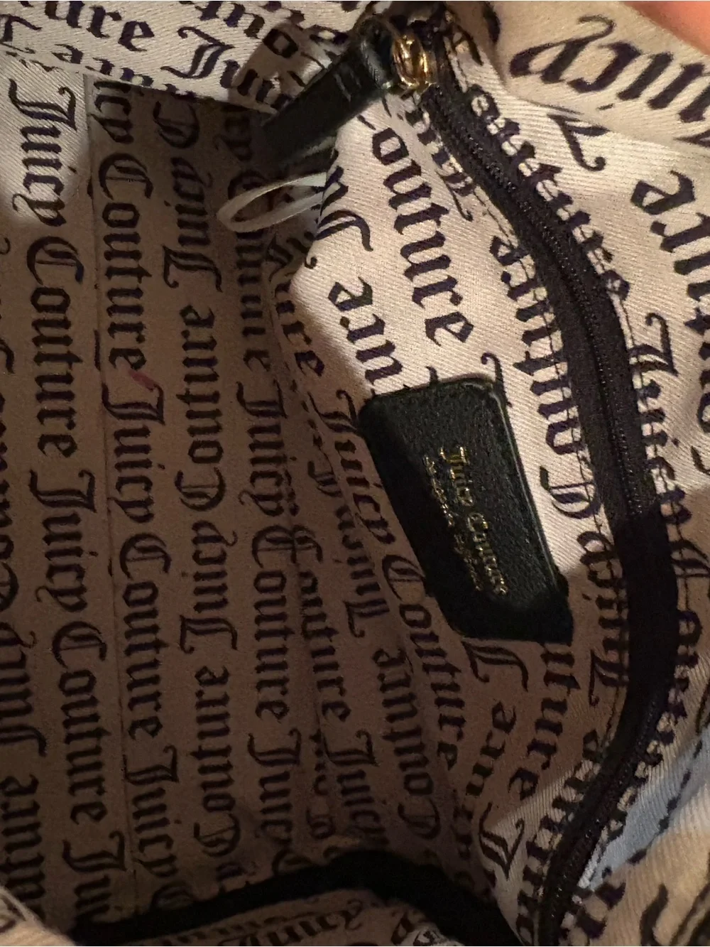 Juicy Couture Be Classic II Satchel 10” x 8” x 5.5” Pink Rhinestones Crossbody